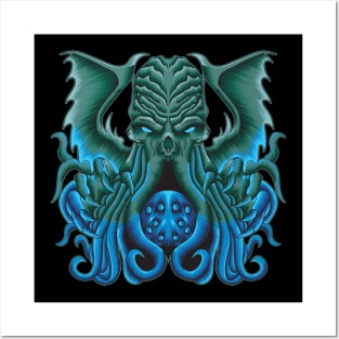 Cthulhu Illustration Art Posters and Art